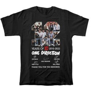 12 Years of 1D Signature Shirt, Heavy Metal Direction Unisex T-shirt